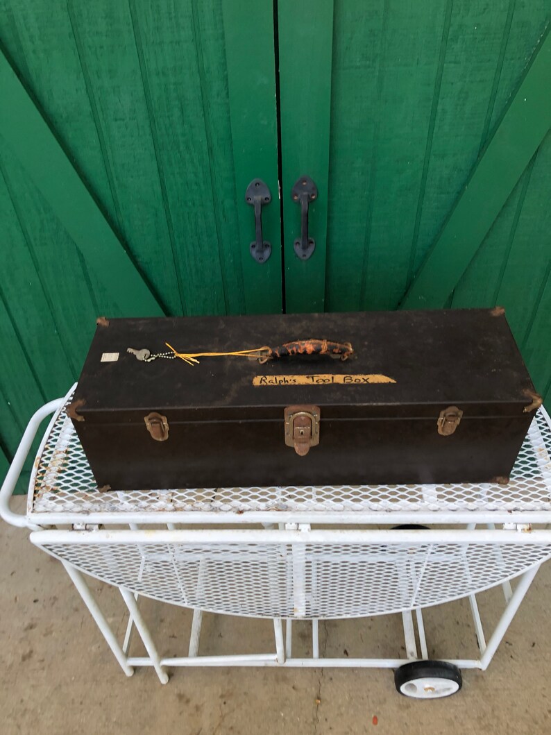 Vintage SK Metal Tool Box Etsy