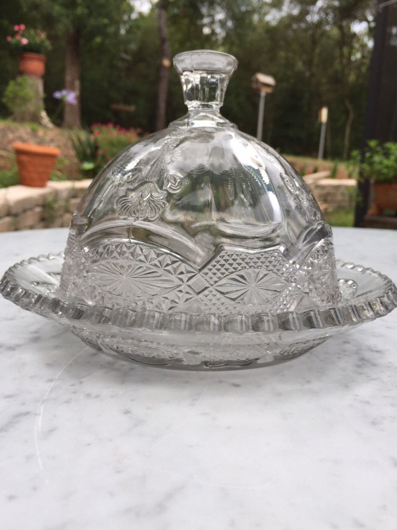 Antique butter dish