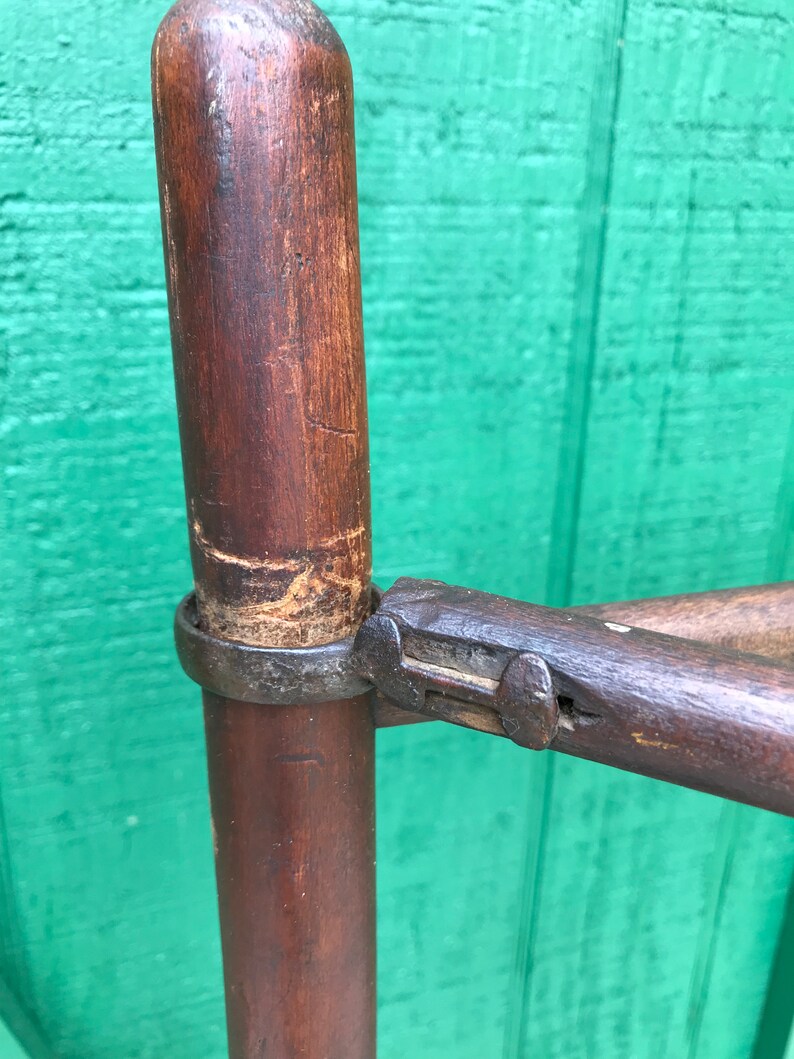 Antique Drying Rack Hand Made Brass Hardware Etsy