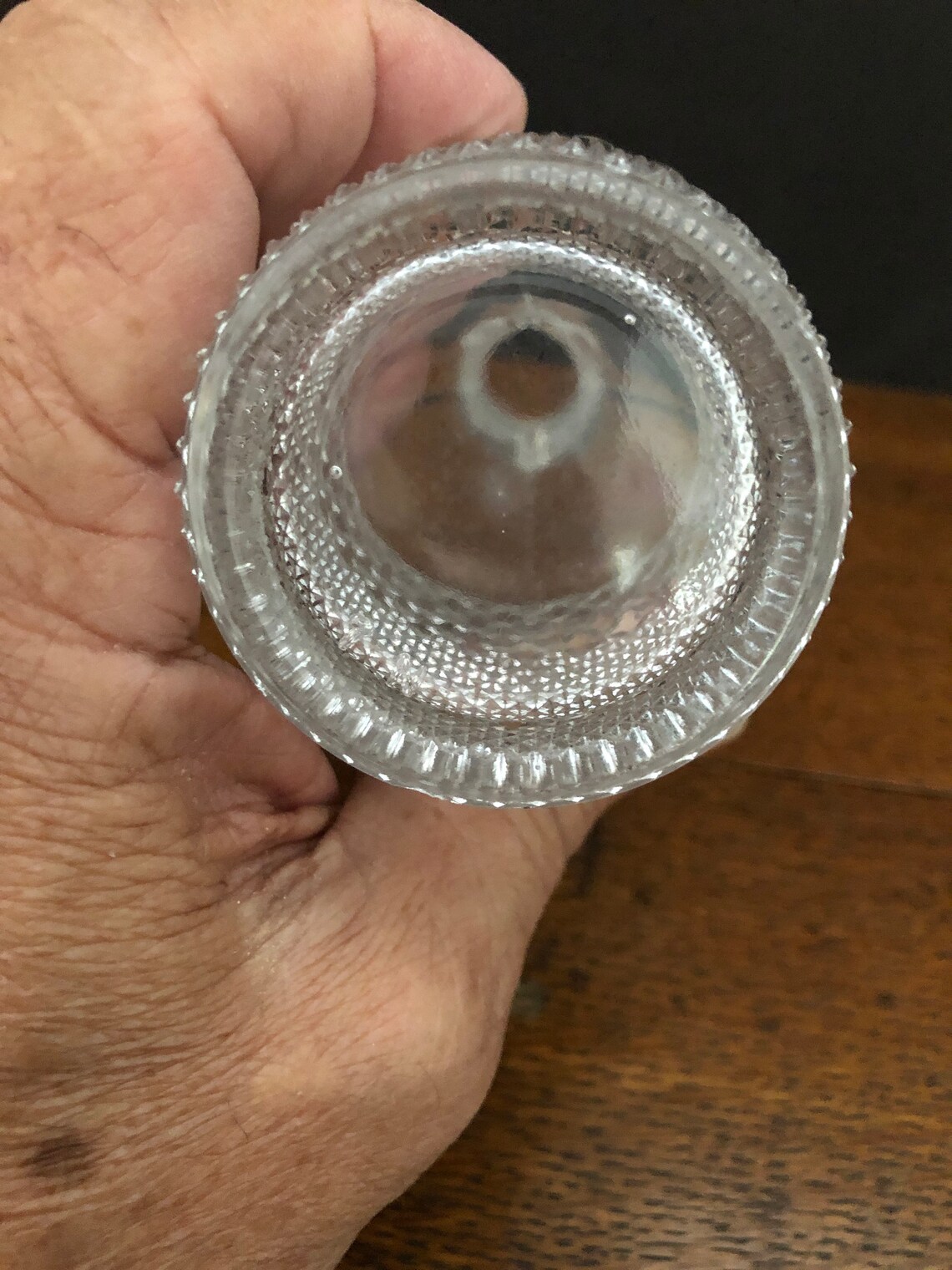 Glass Cruet Bar Cart Accessiory Hand Blown Stopper Sherry Etsy