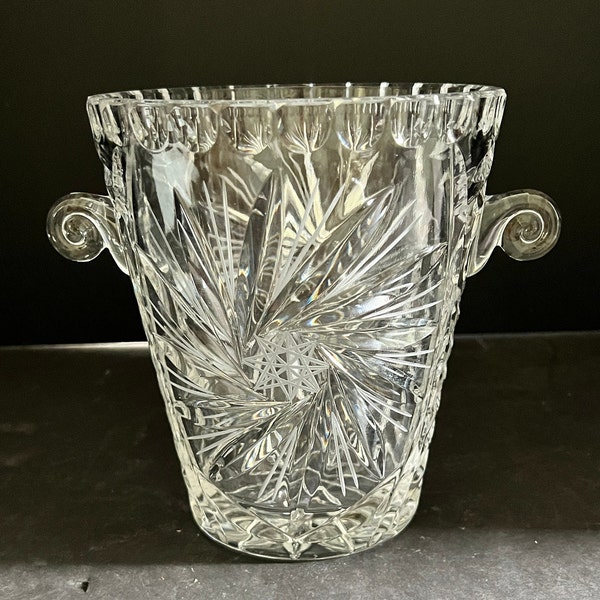 Crystal Ice Bucket Etsy