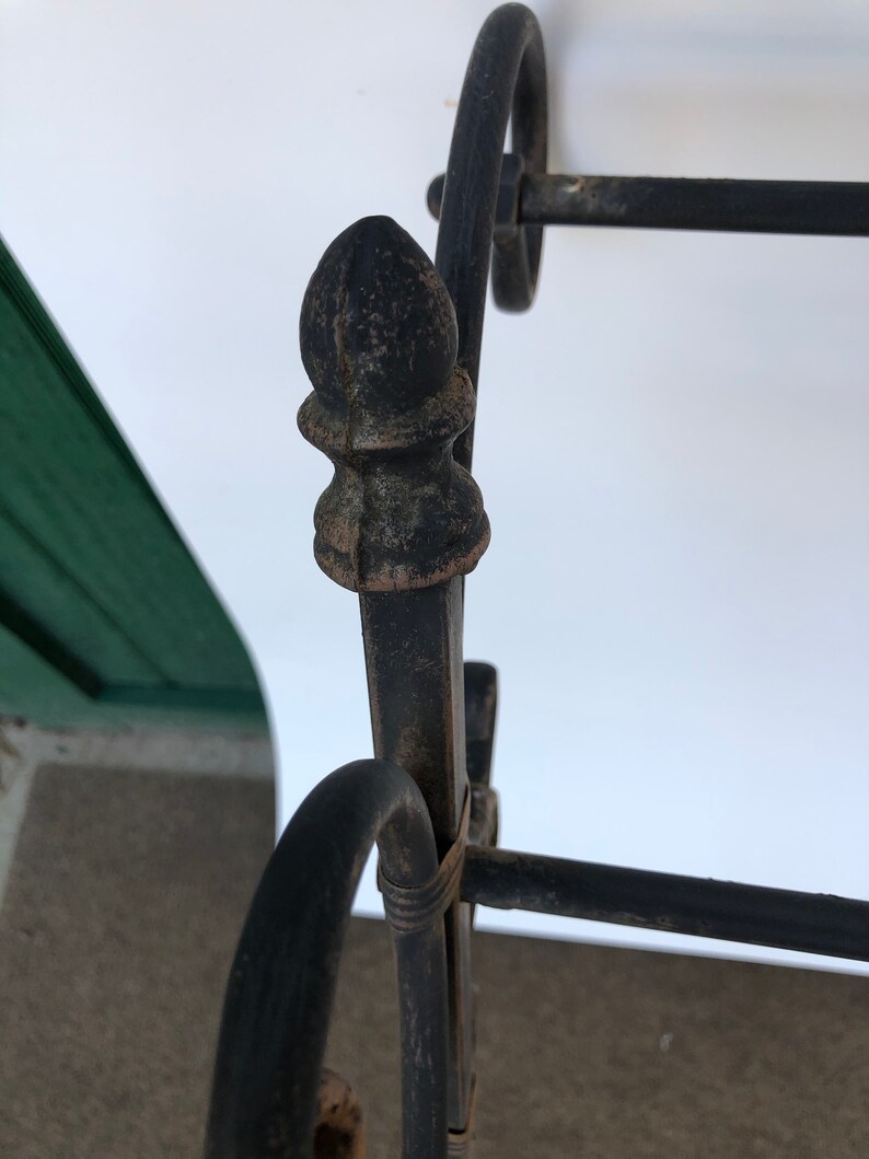 Vintage Metal Quilt Rack Blanket Hanger Wrought Iron Rack Etsy