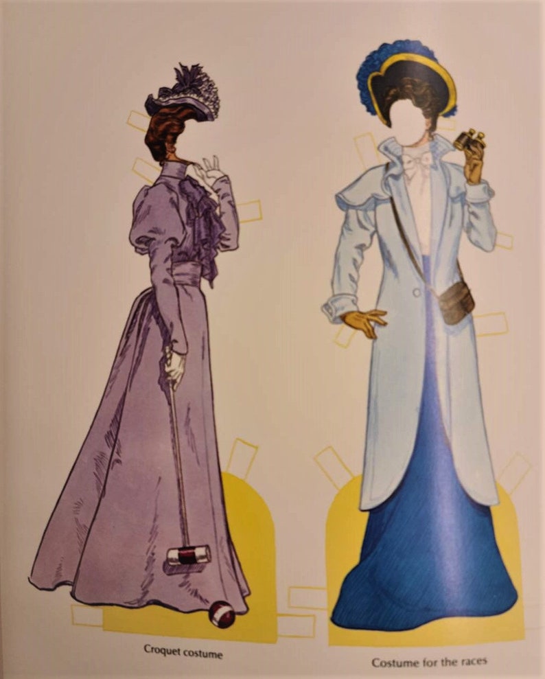 Gibson Girl Paper Dolls 31 Illustrations Early 20th Century Etsy