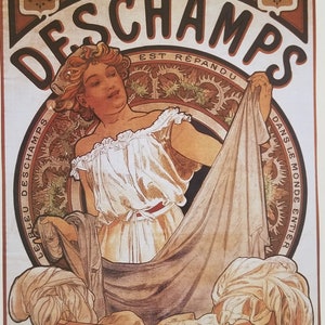 Art Nouveau Clip Art, Alphonse Mucha, 4 Sheets Paper Crafts, Decoupage, Collage, Scrapbook, Junk Journals, Ephemera, Vintage Women Scrap