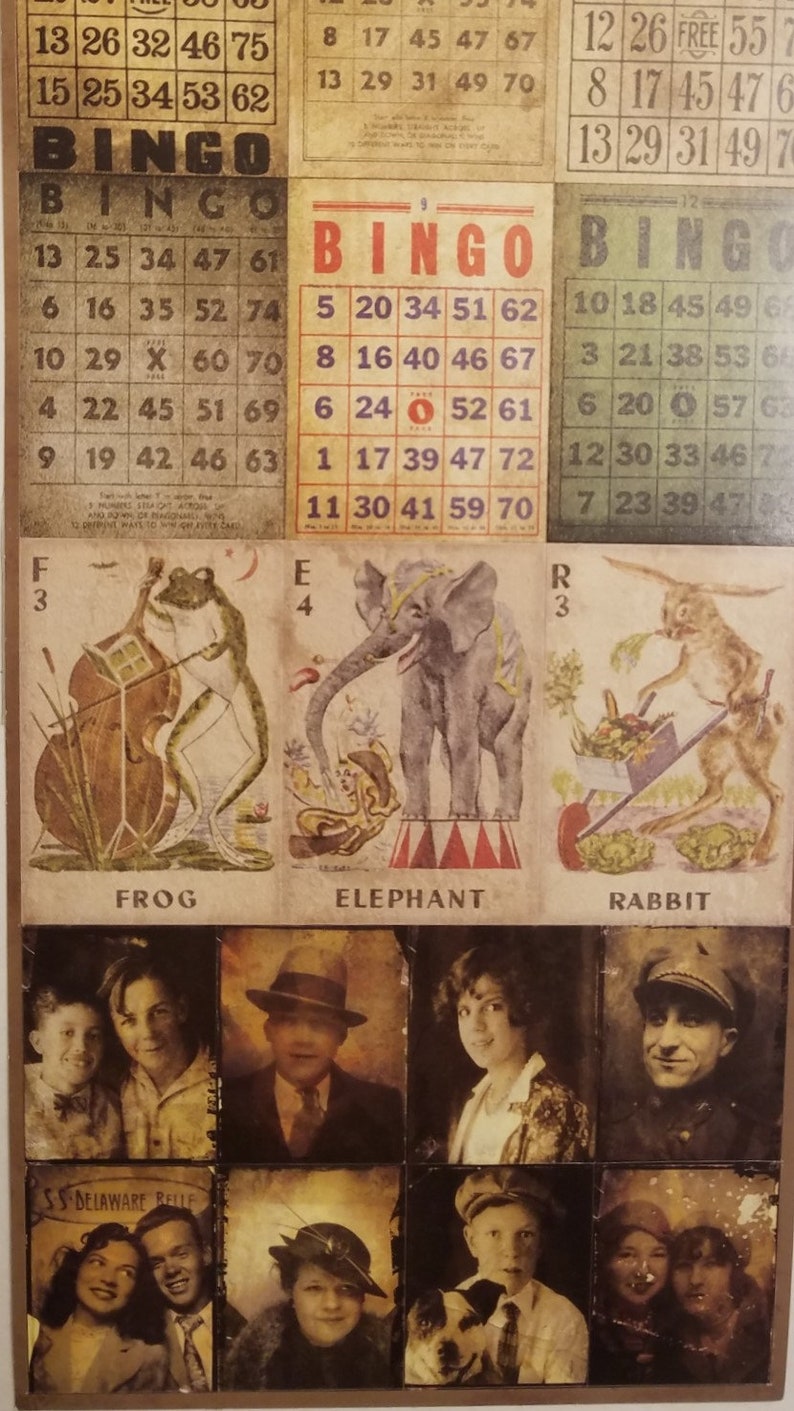 Tickets Tim Holtz Numbers License Plates Vintage Labels Idea-ology Salvage Stickers Posters 379 Stickers Junk Journal Bingo People