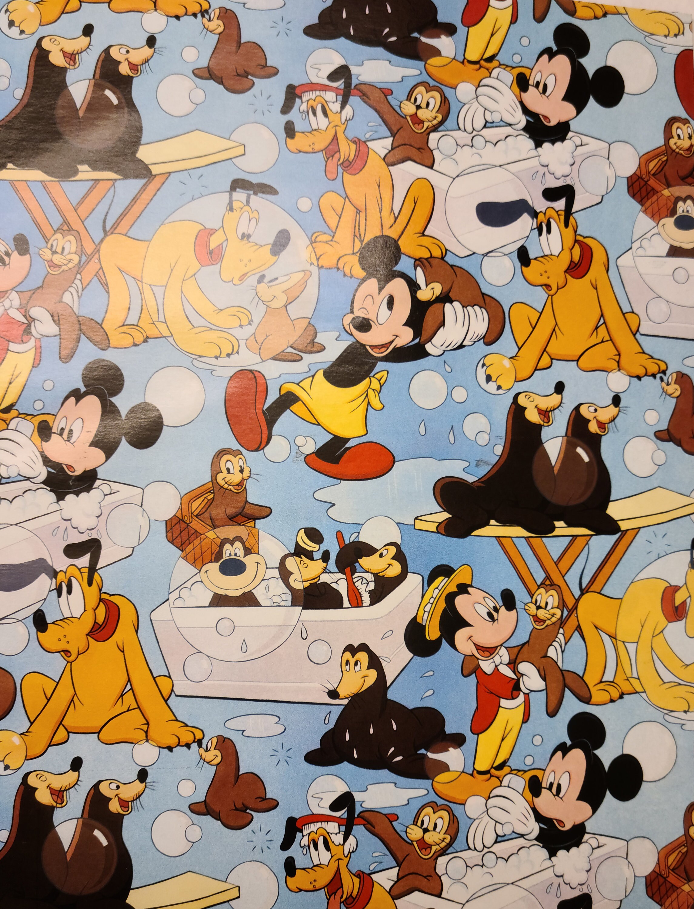 Mickey's Movie Career Gift Wraps, Disney Gift Wrap Papers, Papers From ...