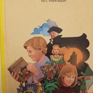The Wizard of Oz Book by L. Frank Baum, 1979  Children&#39;s Classic Library Hardcover, Vintage Children&#39;s Classic