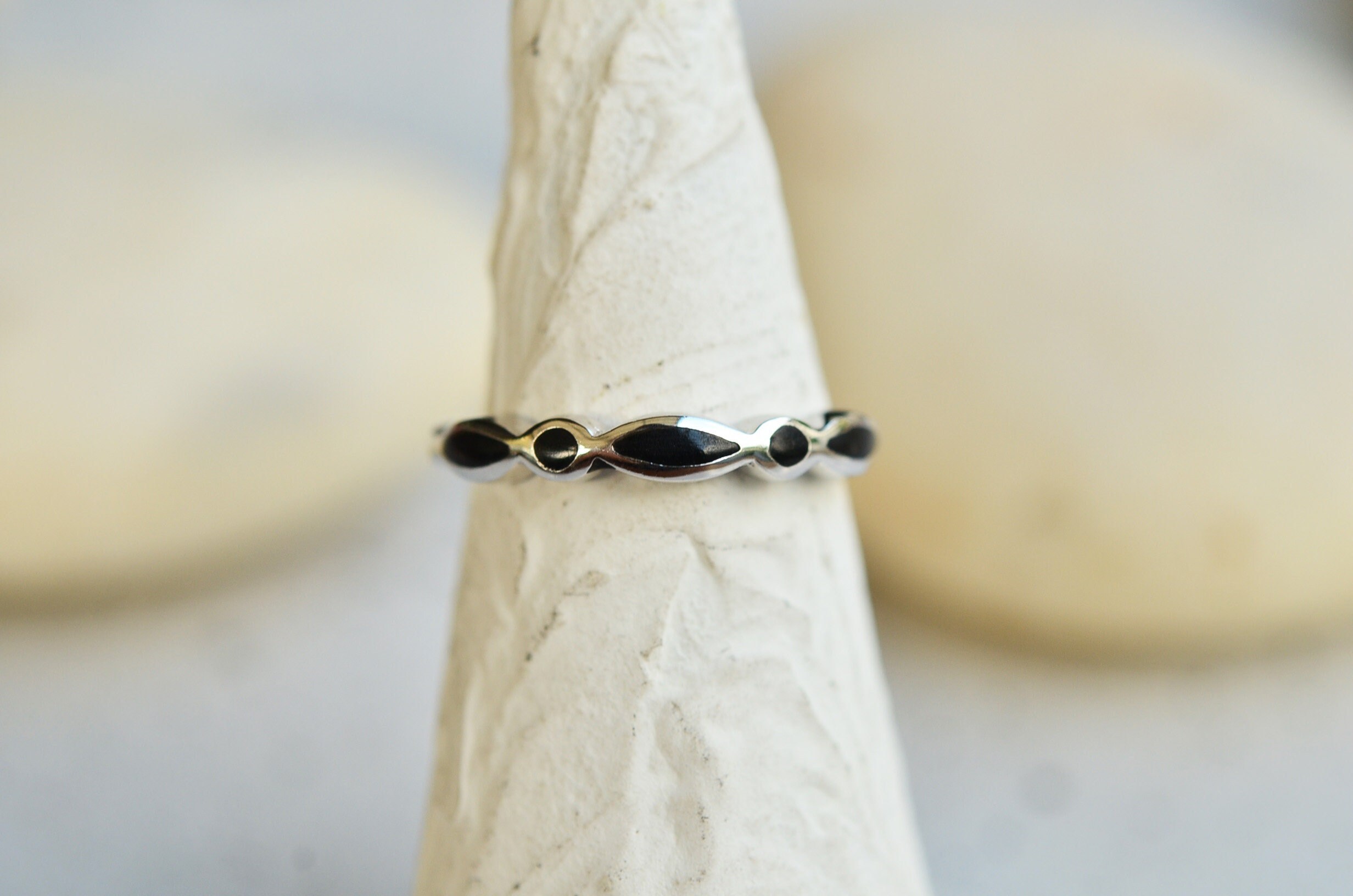 Vintage 925 Silver Pinky Ring - Etsy