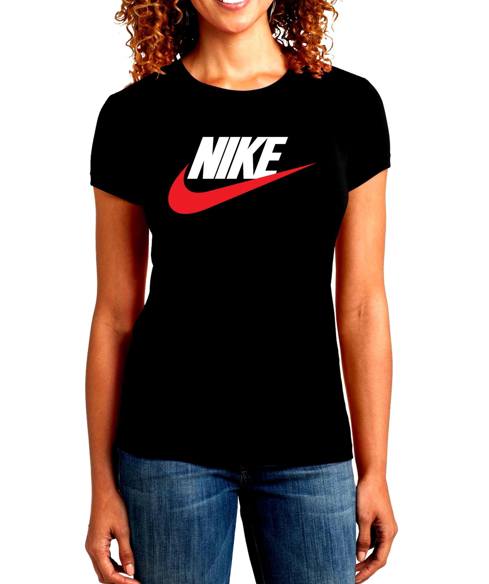 Nike Women's TShirt. Crew Neck. Nike Classic Logo. New Etsy