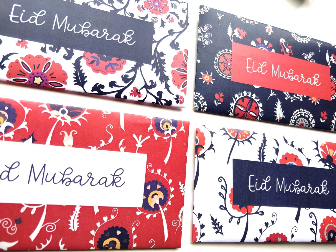 Printable Eid Money Envelopes Instant Download Eid Mubarak Etsy