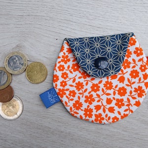 Porte-monnaie rond en tissu