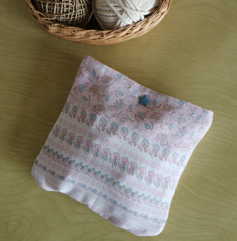 Seventies vintage series foldable and reversible shopping bag