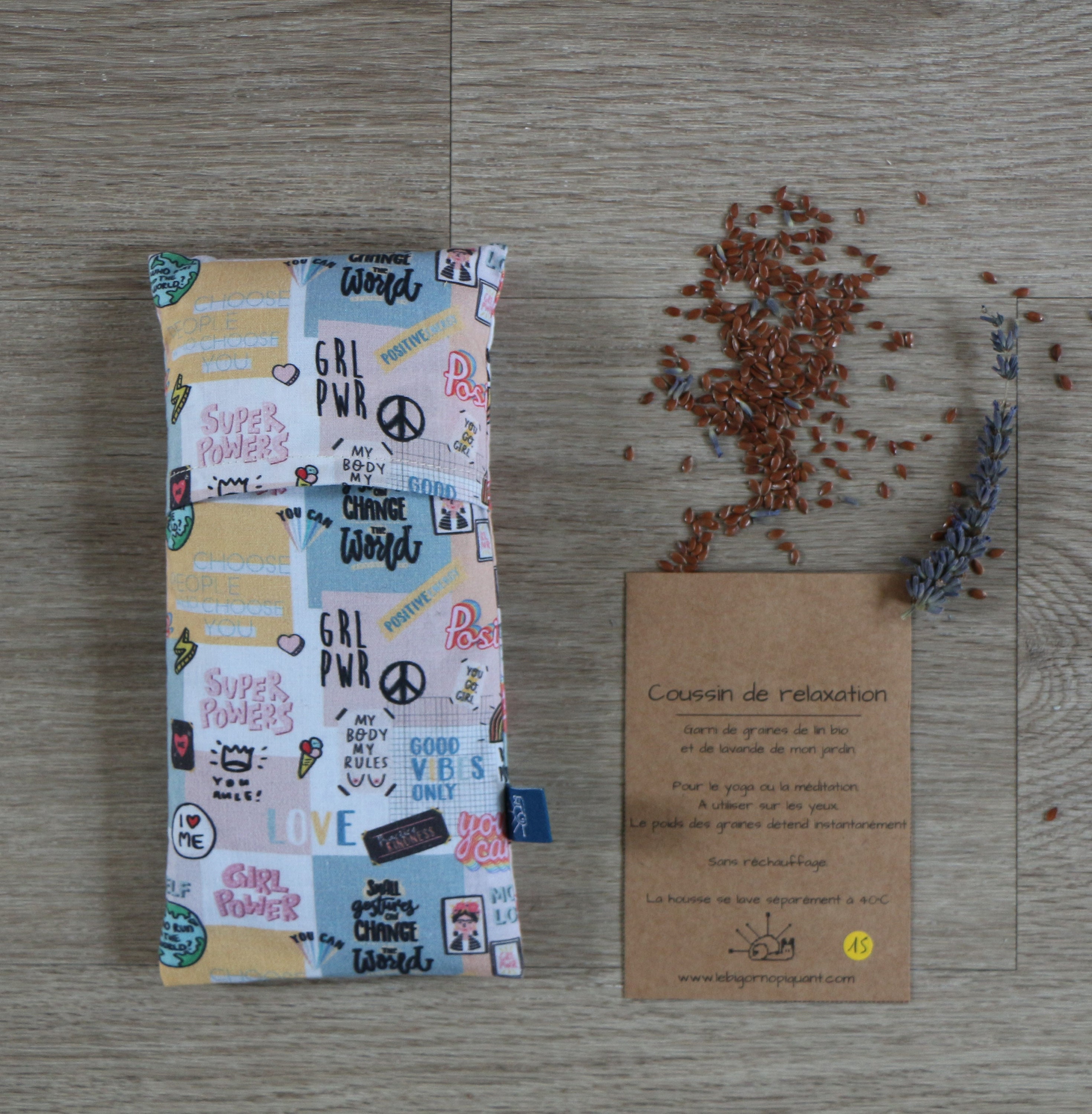 Coussin de Relaxation Pour Les Yeux Le Yoga ou La Méditation avec Sans Lavande