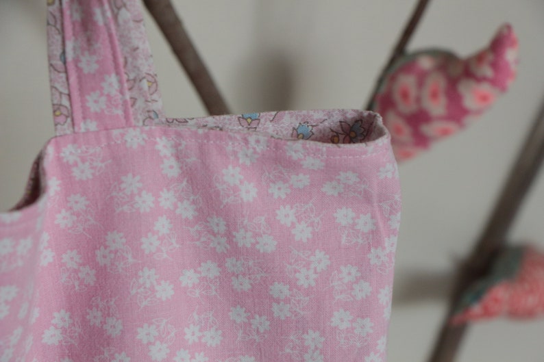 Seventies vintage series foldable and reversible shopping bag