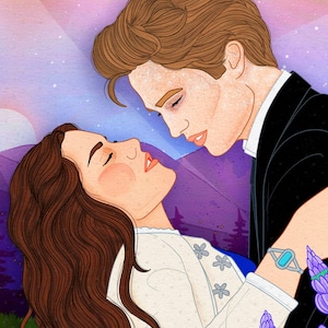 Printable Twilight Digital Art Print
