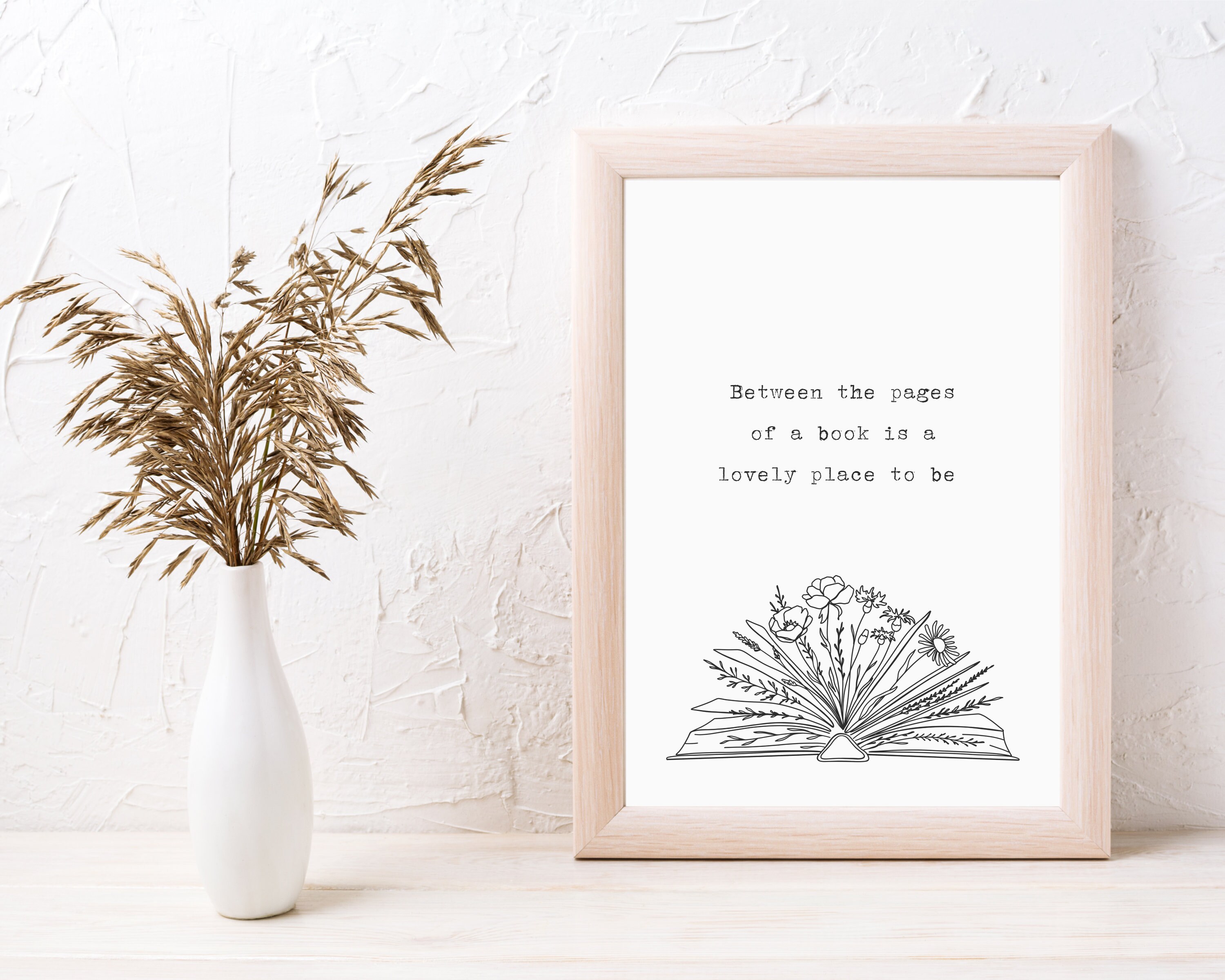 Bookish Wall Print Art Wall Decor for Book Lovers Bookish Etsy