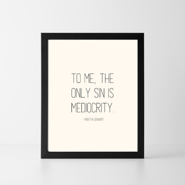 Martha Graham Quote - Etsy