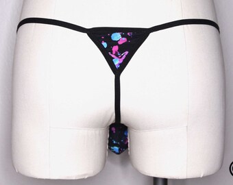 Men’s Thong Underwear – Black Kewl Street