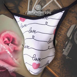 Mens Thong Underwear XS, S, 2XL - Love Note