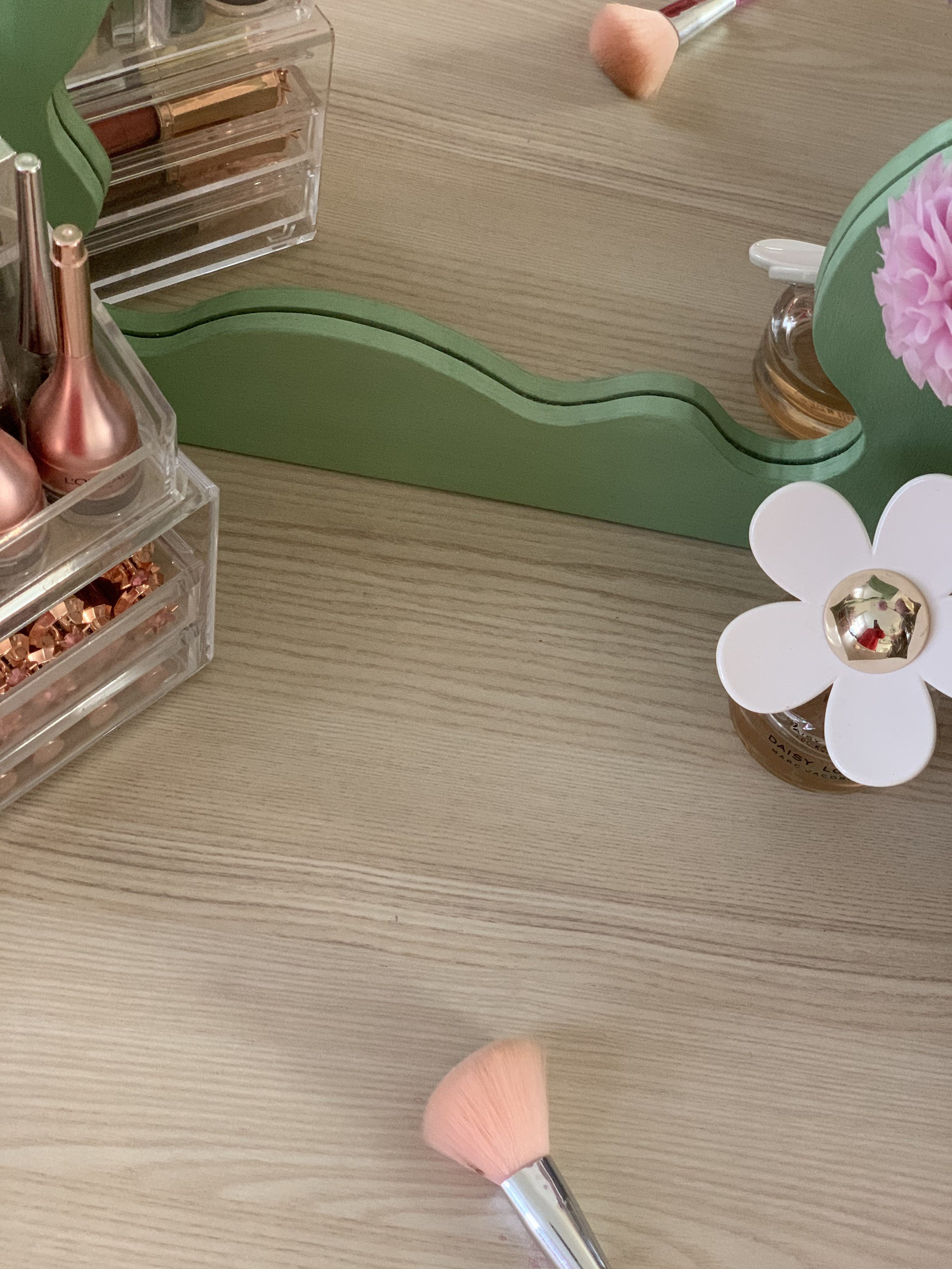 Small Wavy Wall Mirror Small Sguiggle Wall Decor Art Pastel Etsy UK