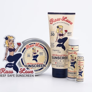 Raw Love Sunscreen Mineral Sunscreen Set