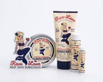 Raw Love Sunscreen Mineral Sunscreen Set