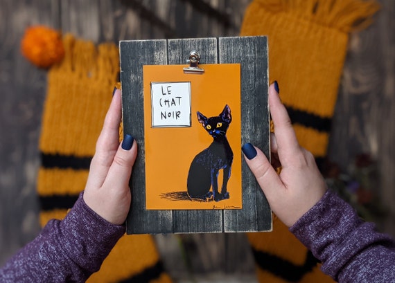 Le Chat Noir Print Etsy Le Chat Noir Print Etsy