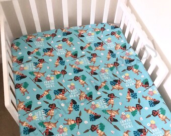 moana crib sheet
