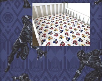 black panther crib bedding
