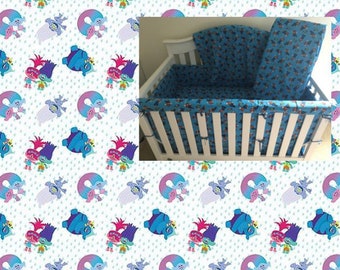 trolls crib bedding set