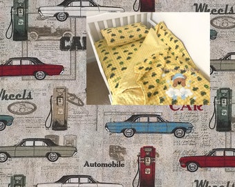 classic car crib bedding