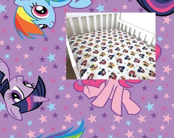 my little pony crib sheet