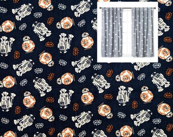 Star Wars Curtains Etsy