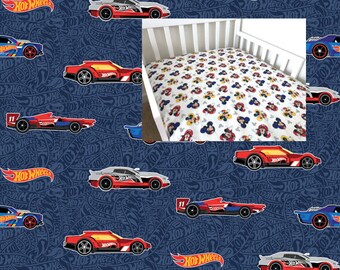 hot wheels crib sheet
