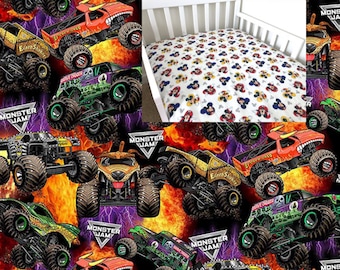 Monster Trucks Bedding Etsy