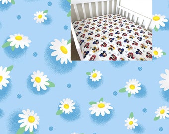 daisy crib sheet