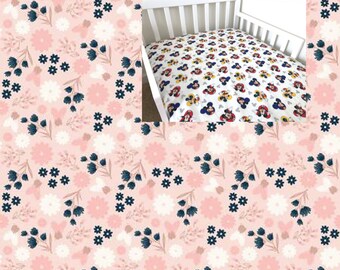 daisy crib bedding