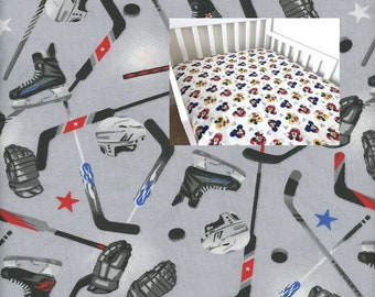 hockey crib sheets