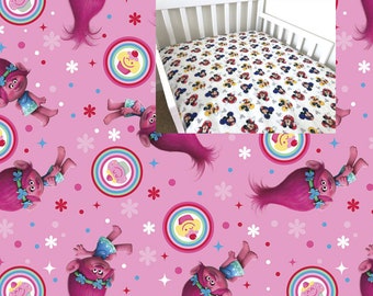 trolls crib bedding set