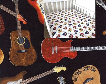 Guitar Bedding Etsy