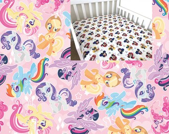 my little pony crib sheet