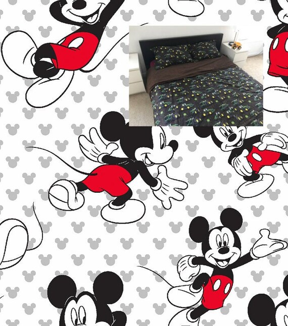 Disney Mickey Mouse Full Toddler Bedding Set Girl Boy Blanket Comforter Sheet Case You Pick