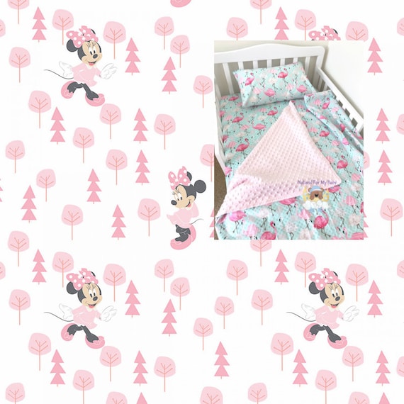 Disney Minnie Mouse Toddler Bedding Set Blanket Comforter Sheet Case Twin Or Crib Size You Pick