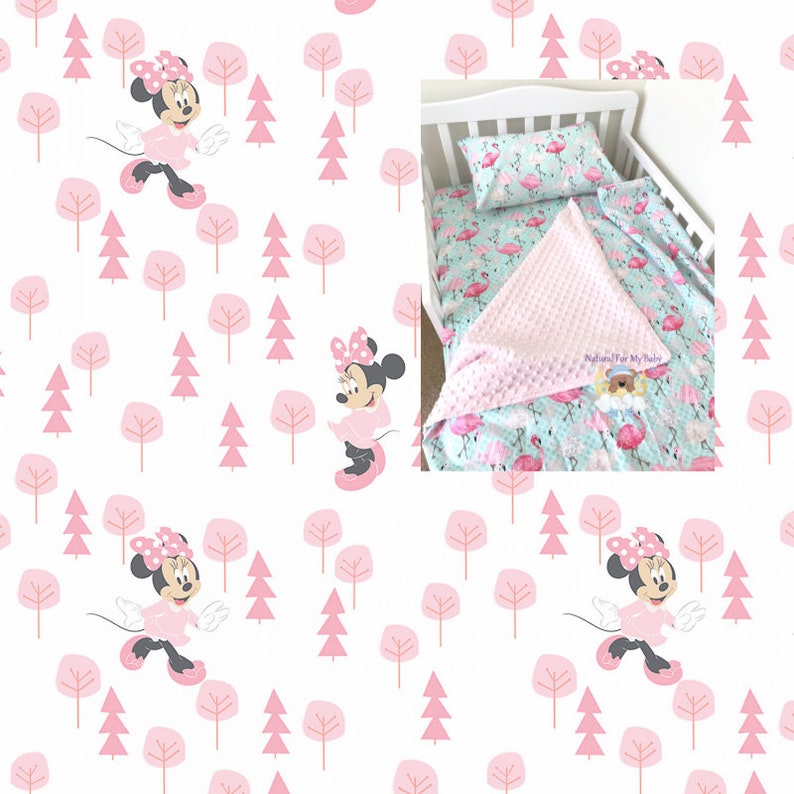 Nursery Bedding Baby Disney Minnie Mouse Toddler Bedding Set