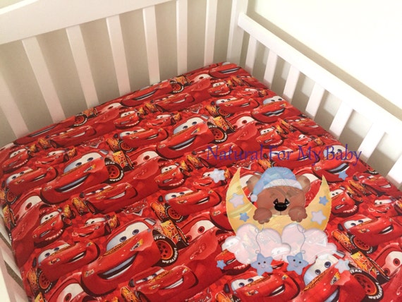Disney Cars Cotton Sheet Nursery Pad Cover Crib Twin Full - Disney Cars Crib Bedding Disney Cars Cotton Sheet Nursery Pad Cover Crib Twin Full - Disney Cars Crib Bedding