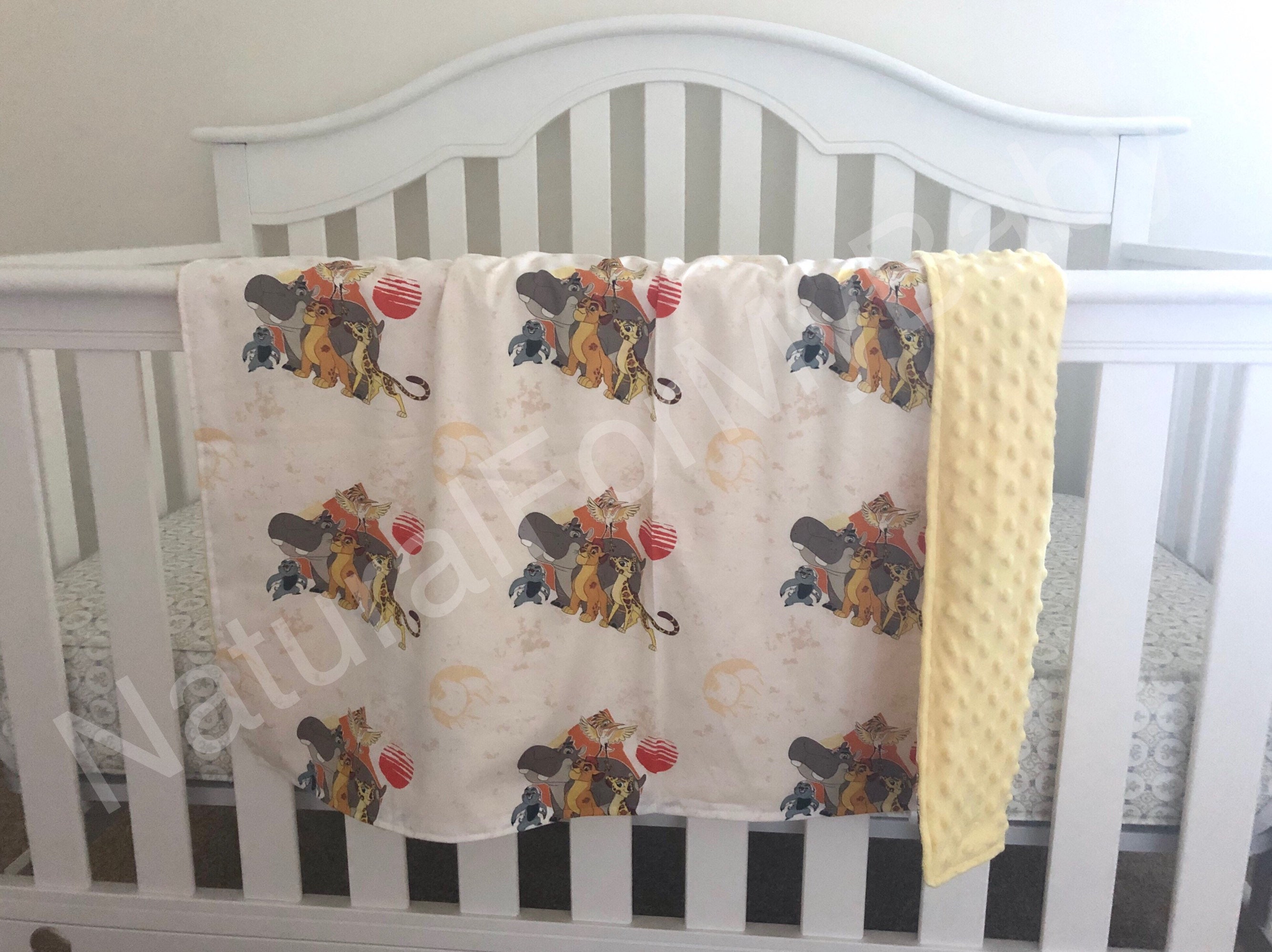 Disney Blanket Lion King Guard Cotton Minky Blanket Girl Boy Etsy