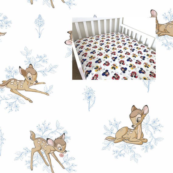 bambi cot bed bedding