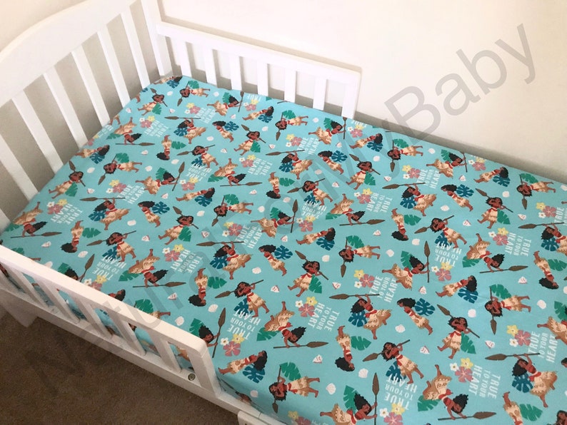 moana crib bedding