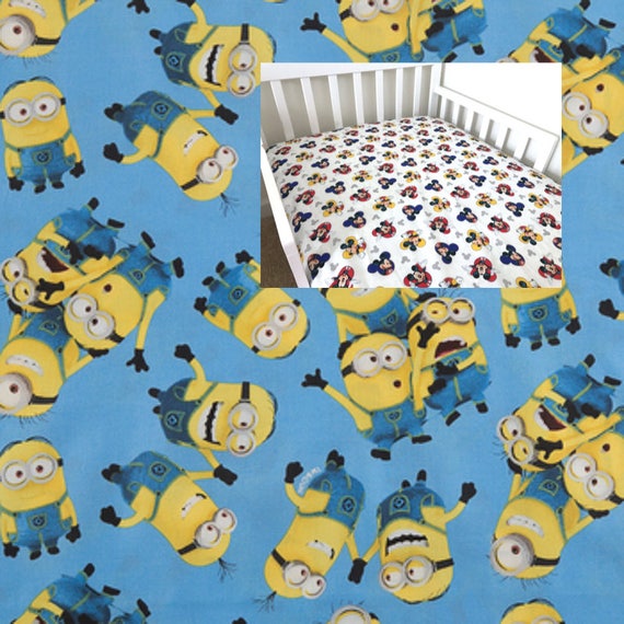 minions crib bedding set