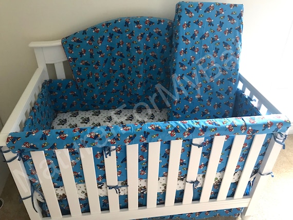 mario crib bedding